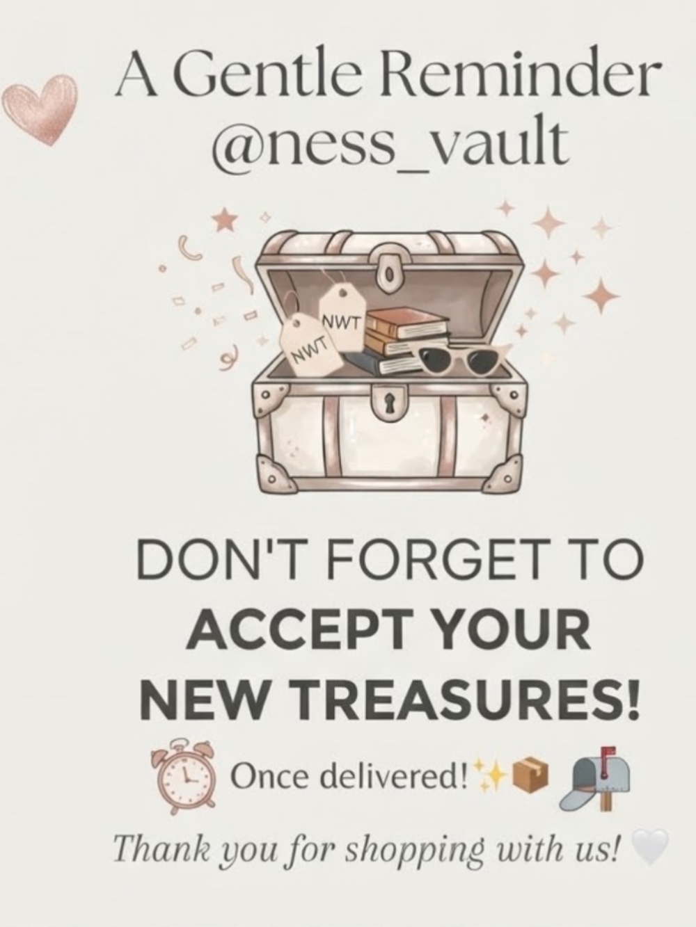 ✨ Friendly Reminder / Read Me 🛍️💕
